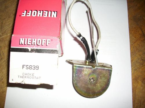 Niehoff fs839 carburetor choke thermostat