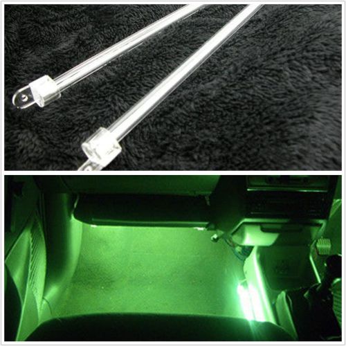 4xcar motercycle green undercar underbody neon kit lights ccfl cold cathode tube