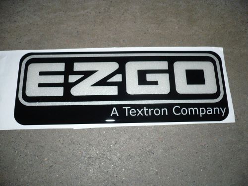 New oem ezgo rxv nameplate / decal part 606405