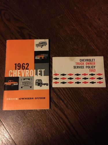 1962 chevrolet truck owners manual with chevy truck service policy 1962