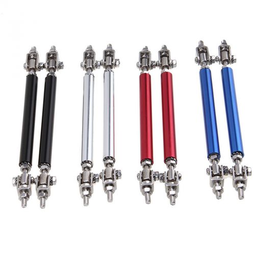 Blue bumper protector lip rod splitter strut tie bars support kit for honda ford