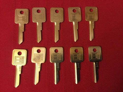 Lot of 10 new ignition key blank uncut b44 e for gm cars