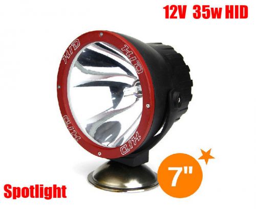 New refit 12v 35w 7&#034; spotlight car dome hid light travel jeep spotlight &amp;$
