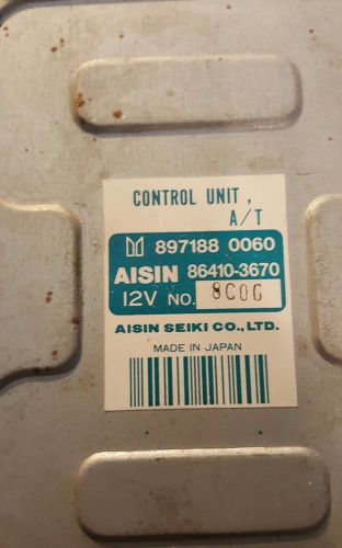 Aisin a/t control unit tcm 897188 0060 86410-3670