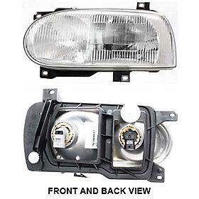 New headlight headlamp assembly drivers left side (dual bulb type)