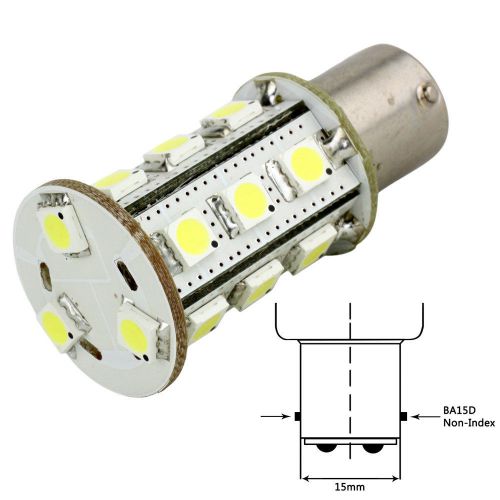 Lunasea lighting llb-26ew-21-00 lunasea white led bulb ba15d 12v ac or 10-30v dc