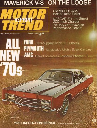 1970 lincoln continental road test brochure by motor trend