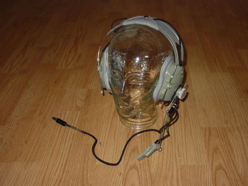 Vintage aviation headset headphone mx-2508/aic astrocom military usaf