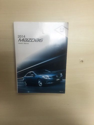 Mazda 6 2014 owner&#039;s manual books / no case / / free shipping