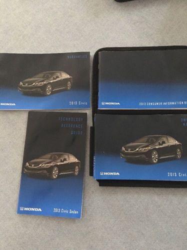 2013 honda civic sedan manual set with case