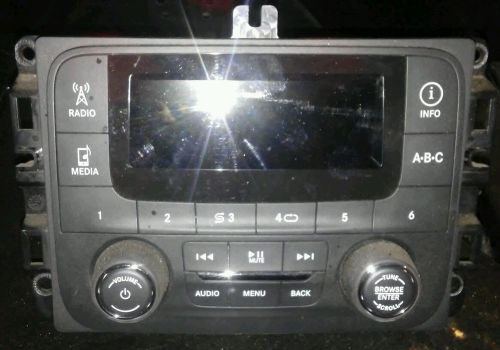 Oem multimedia stereo for 2013 - 2016 dodge ram 1500 2500 3500 perfect condition