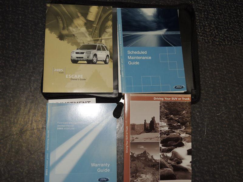 2005 ford escape owners manuals 