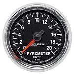Autometer gs series-2-1/16" pyro 0-2000 f full sweep electric 3845