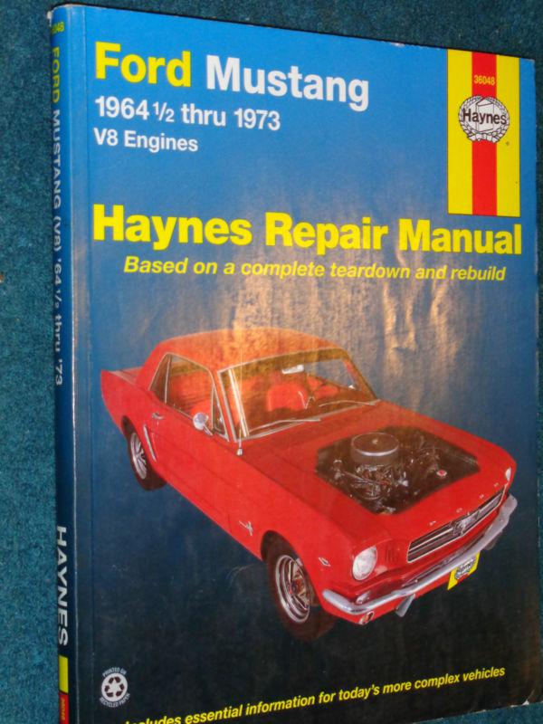 1964 1/2-1973 ford mustang shop manual1972 1971 1970 1969 1968 1967 1966++ book