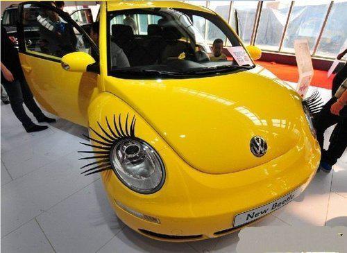 New cute black eyelashes for all cars