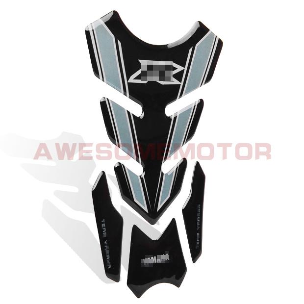 Brand new motorcycle racing sport 3d gas tank pad protector rubber for yamaha  