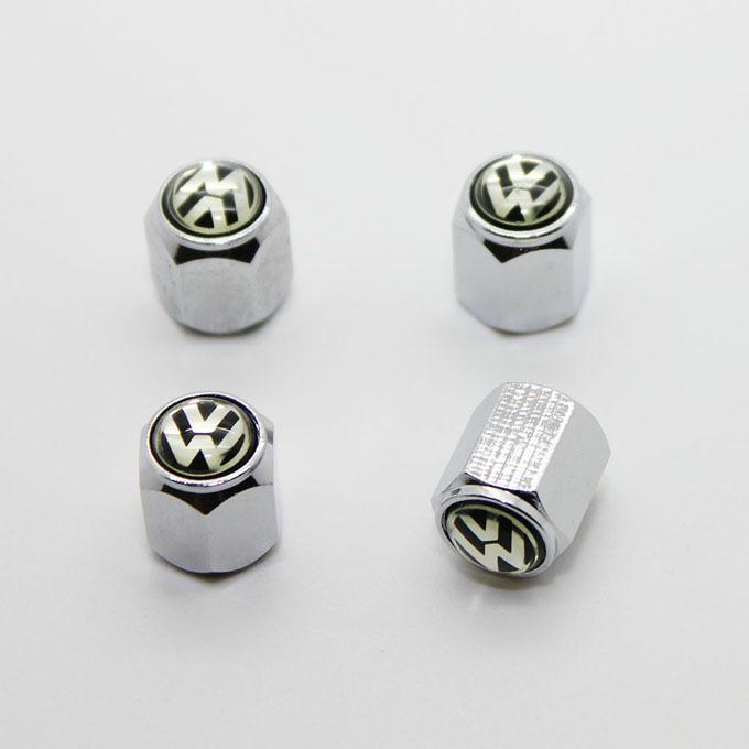 4pcs car tire wheel valves stem caps for vw volkswagen all model