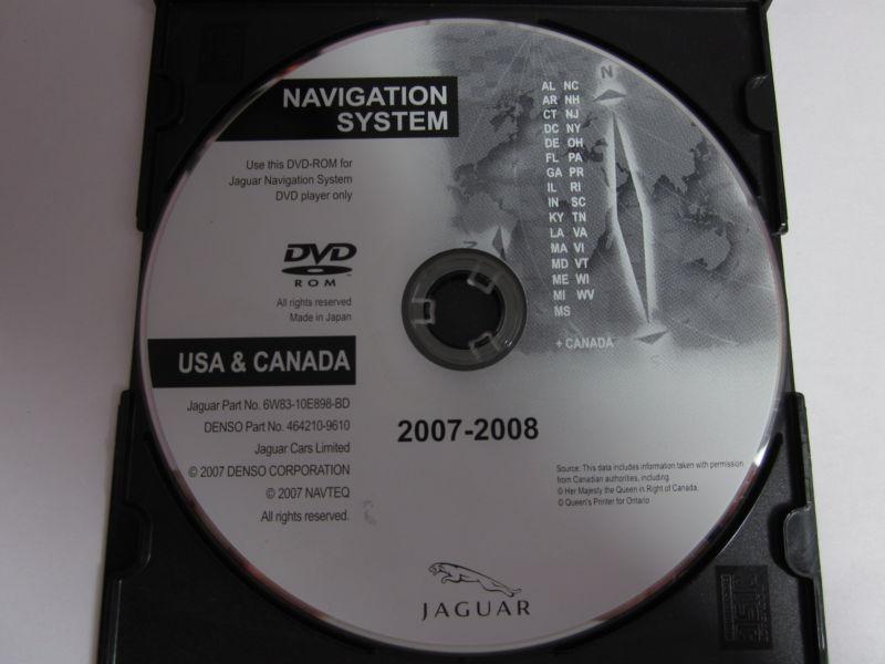 2009 jaguar xf supercharged navigation dvd east map # bd release ver @ 2007-2008