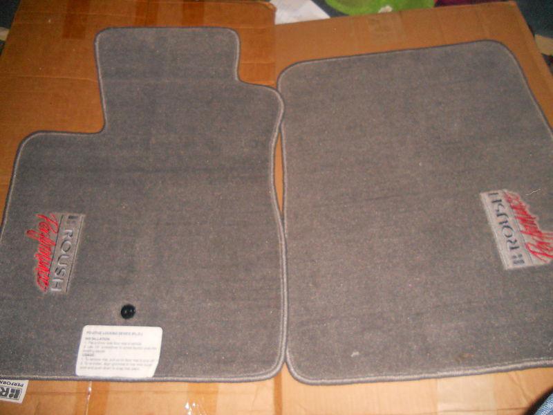 1997 - 2003 roush ford f150 / expedition factory original front floor mats grey