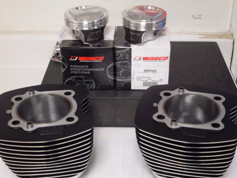  harley davidson twin cam cylinder bore and hone  with wiseco forged piston kits