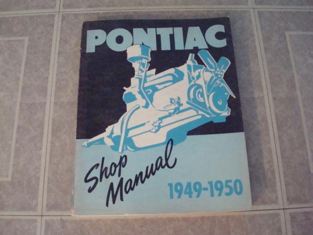 1949/1950 pontiac streamliner chieftain factory service shop repair manual book