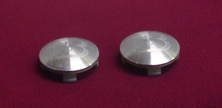 Brabus wheels silver custom wheel center cap #e000-001-18 set of two
