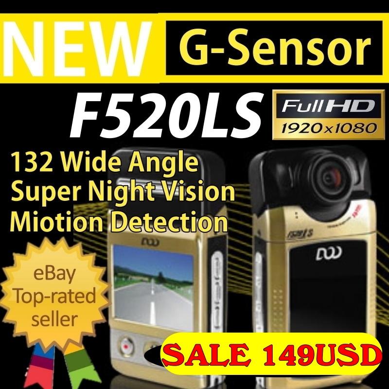 Dod f520ls full hd 1080p car dvr black box recorder camcorder/f520 advanced/sale