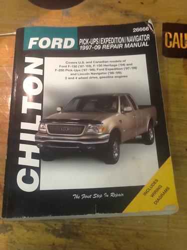 Chilton manual ford pick-up/expedition/navigator. 1997-09