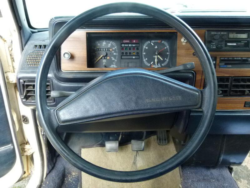 Blue steering wheel mk1 volkswagen vw rabbit caddy pickup truck westmoreland