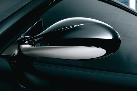 Porsche 911  aluminum-look mirror trim set new!! oem!!