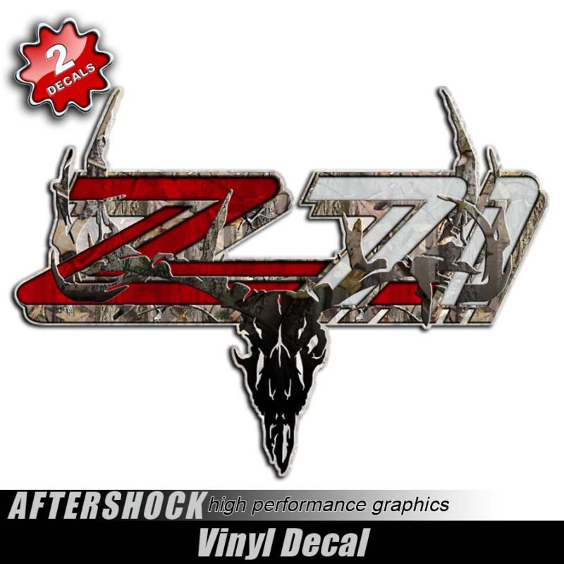 Camo decal hunting skull truck sticker for z71