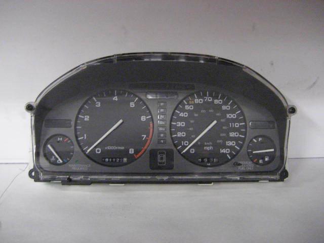 Speedometer cluster acura legend 1991 91 92 2 door auto 370659