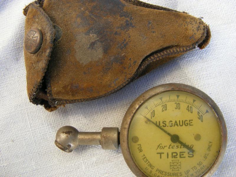    vintage tire gauge for testing tires  us gauge company,1927 50 pd. limit