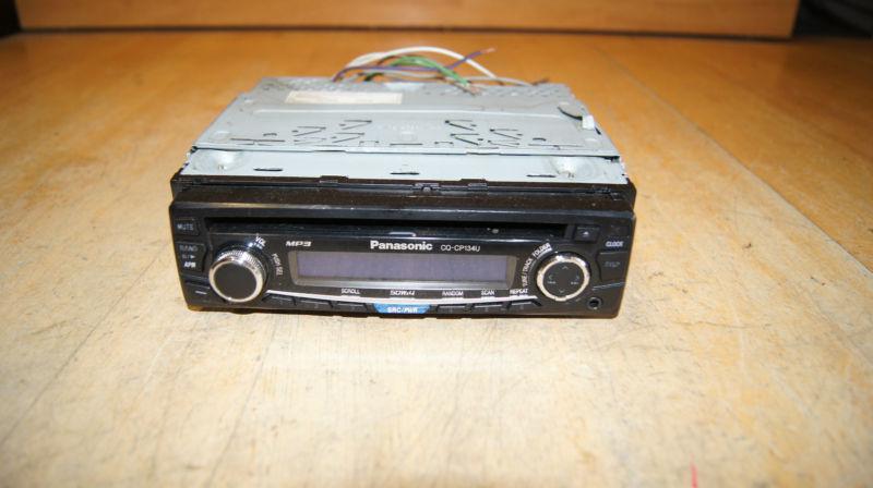 Panasonic cq-cp134u am/fm - cd mp3 in dash den unit radio 