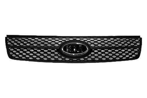 Replace ki1200135oe - 07-09 fits kia spectra grille brand new car grill oe style