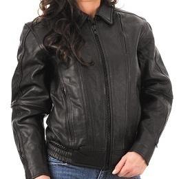 Texport womens leather touring jacket size 10