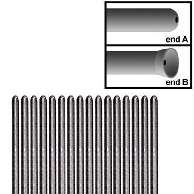 Lunati performance replacement pushrods set of 16 5/16" dia cup - ball 7.495"