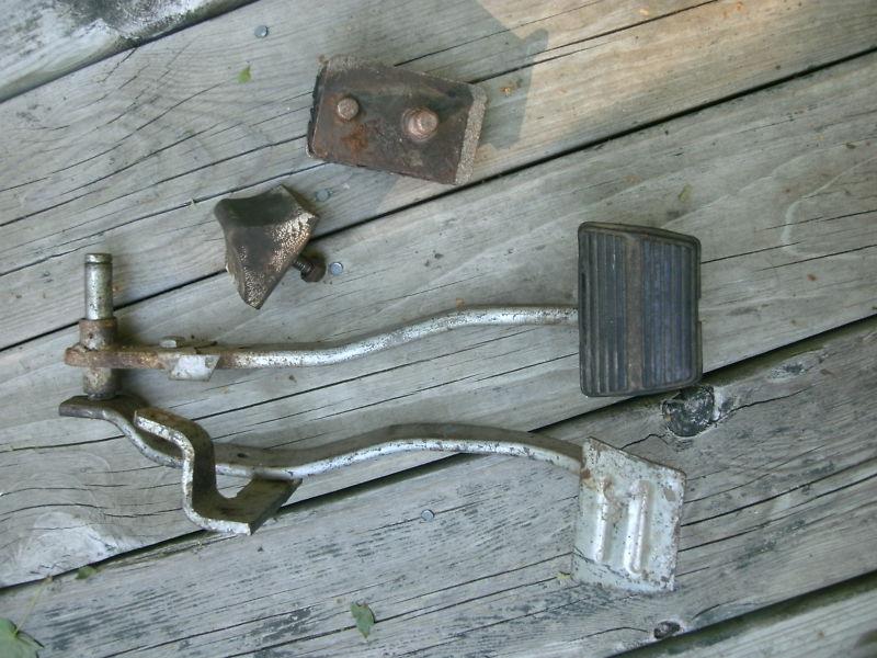 Vintage 1971 duster brake and clutch pedal