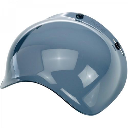 Biltwell bubble shield visor 3/4 3-snap motorcycle helmet smoke