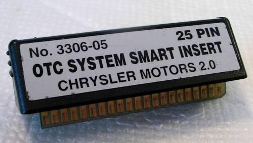 Otc system smart insert 25 pin chrysler motors 2.0 3306-05  genisys monitor 4000