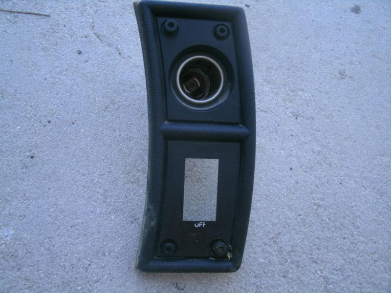 1982-1992 camaro defrost switch panel bezel w/ cigarette housing element - oem