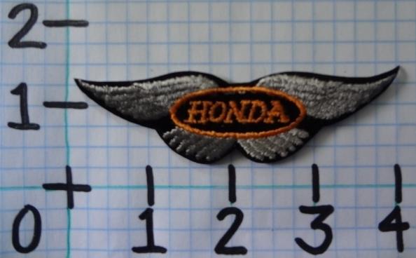 Vintage nos honda motorcycle patch from the 70's 017