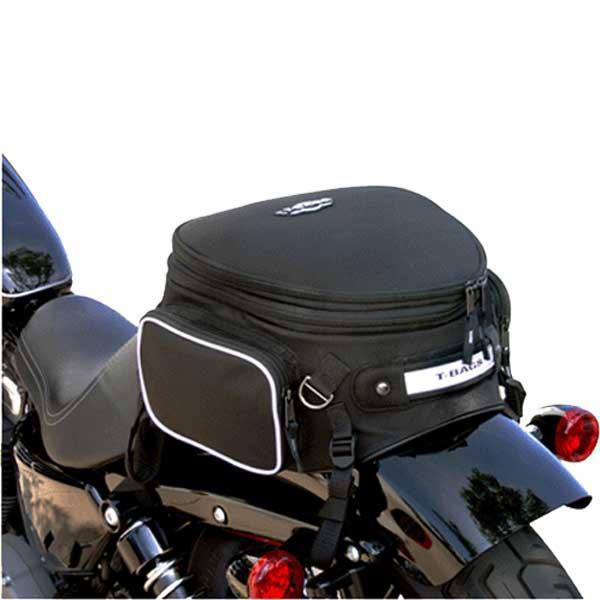 T-bags black expandable travel bag harley sportster xl nightster iron tb5600