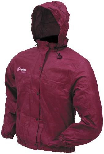 Frogg toggs women's pro action cherry motorcycle rain jacket size medium