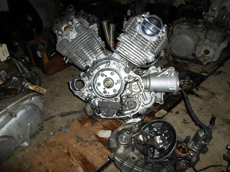 1992 yamaha xv750 virago motor engine cylinder head crank cases tranny