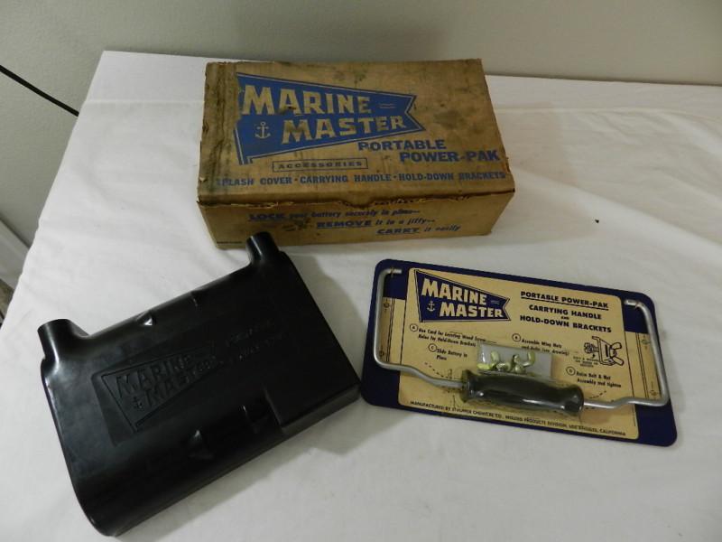 Vintage boat part-marine master portable power pac- boat battery accessory-nos