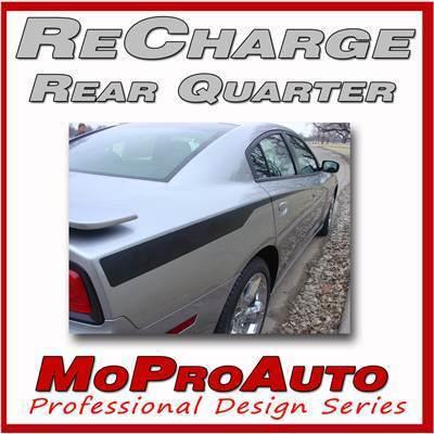 Recharge qp dodge charger stripes decals graphics 2012 - 3m pro 018 vinyl