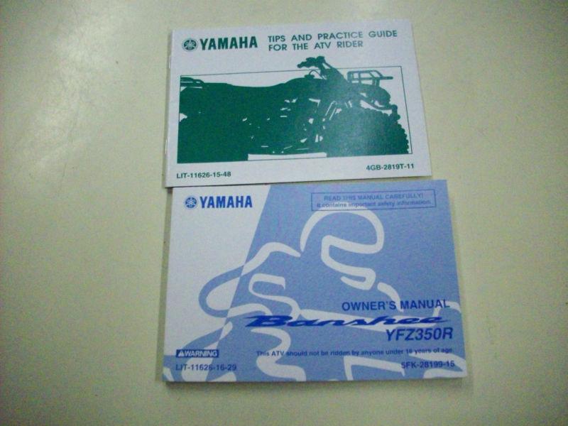 2002 yamaha banshee yfz350r owners manual 