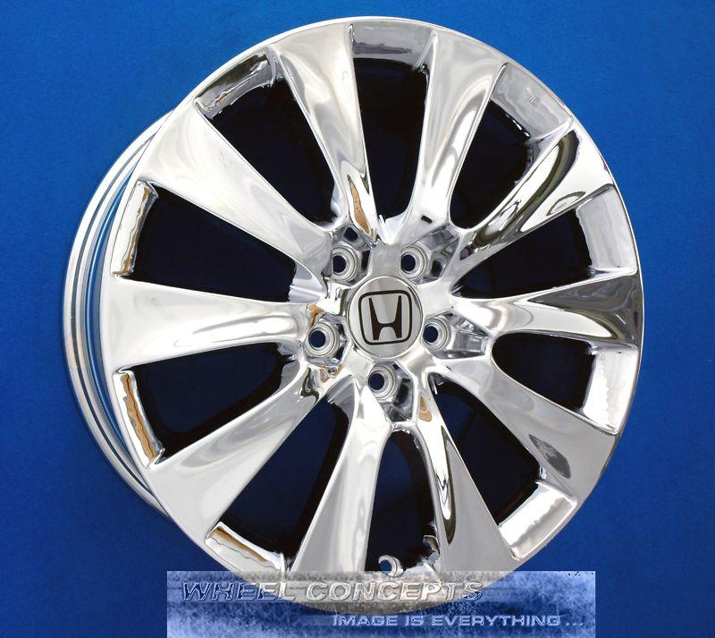 Honda accord coupe 18 inch chrome wheel exchange 18" rims