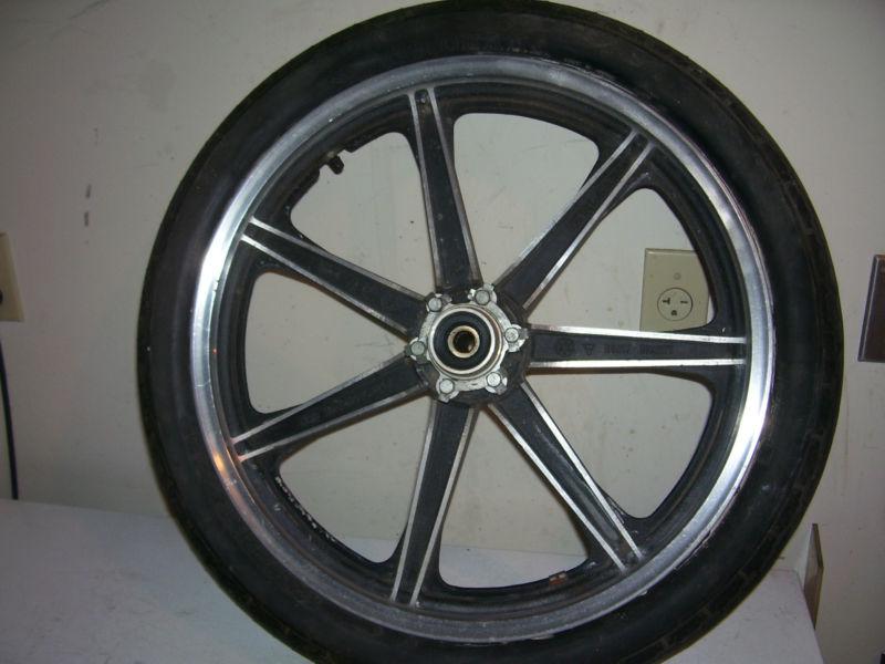 1977- 78  yamaha xs500 front wheel alloy wheel 1.85 x 19 yamaha wheel